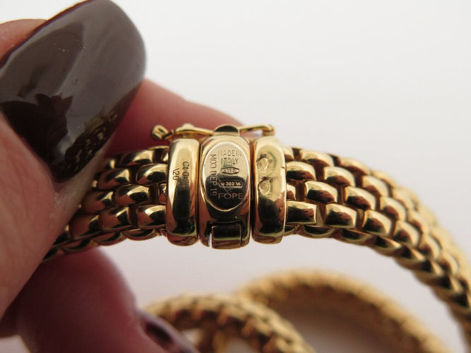 Collier collier FOPE panorama 43068167 diamants or jaune 18k 69.5gr 58 Facettes 270342