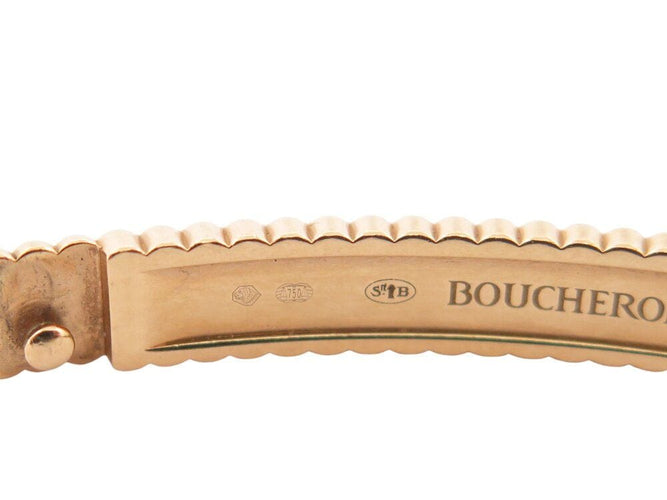 Bracelet bracelet BOUCHERON jonc gros grain quatre pm en or jaune 18k 24.4gr 58 Facettes 269263