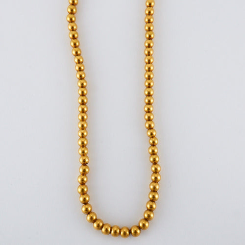 Collier Collier Boules Or Jaune 58 Facettes