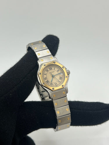 Montre Cartier Santos Octagon 28 mm / Révisée en 2025 / Excellent état 58 Facettes