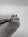 51 Bague solitaire or blanc diamant 1,36 ct 58 Facettes 00019701