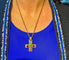 Pendentif Croix en or 18 carats en pierres semi-precieuses 58 Facettes AB165