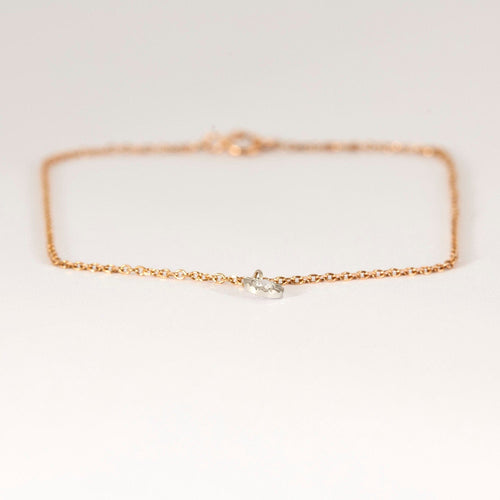 Bracelet BRACELET OU DIAMANT ROSE 0,05ct 58 Facettes M8927