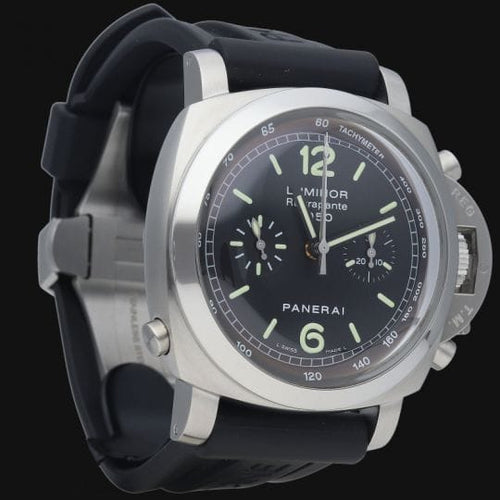 Panerai-klocka Luminor Flyback Rettrapante 58 Facettes MT44593