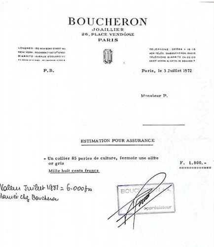 Collier BOUCHERON Collier de perles de culture 58 Facettes 1205.6