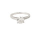 Bague 54 Bague solitaire en or blanc et diamants 1.20ct 58 Facettes 32038