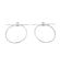 HERMES. Collection "Loop", boucles d'oreilles argent GM 58 Facettes