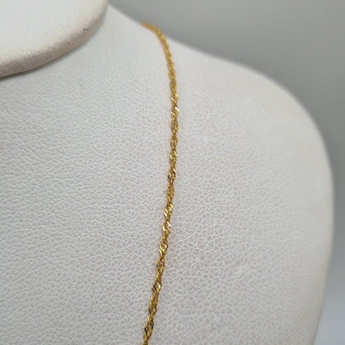 Collier Chaîne en or jaune 58 Facettes