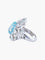 Bague Bague Or Blanc Aigue-Marine Diamants 58 Facettes