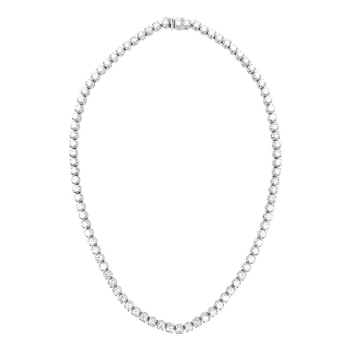 Collier Collier rivière or blanc et diamants. 58 Facettes 34933