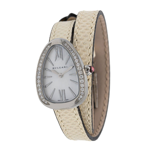 Montre Bulgari Montre Serpenti Acier Diamant 58 Facettes 2823226CN