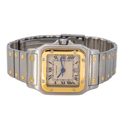 Montre Cartier Montre Santos Acier, Or jaune 58 Facettes 4258443CN
