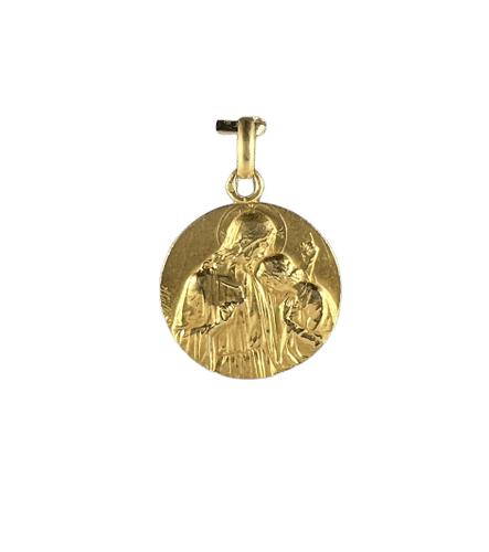 Pendentif DROPSY. Médaille de communion en or 58 Facettes 218