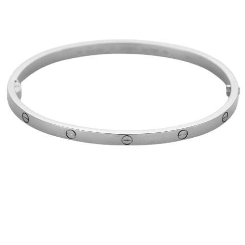 Bracelet Cartier - Love - Petit Modèle - Bracelet en or gris 58 Facettes CAN1541