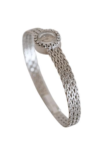 Montre Jaeger-LeCoultre - Montre femme or blanc et diamants, vers 1960 58 Facettes JLC-400