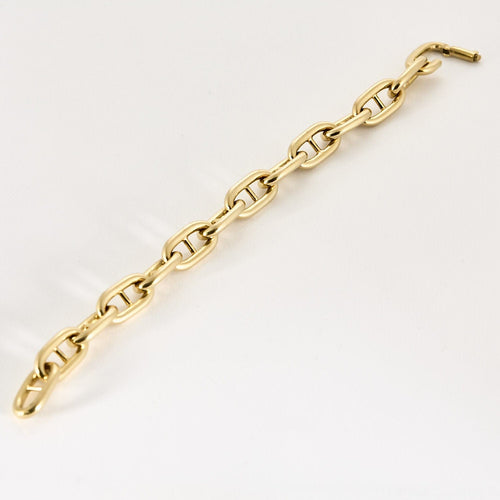 Bracelet Bracelet en or jaune à maille chaîne d'ancre 58 Facettes BIA1201