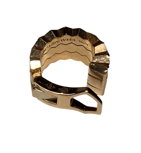 Boucles d'oreilles CHAUMET- Mono-boucle d’oreille Bee My Love or rose diamants 58 Facettes 240477