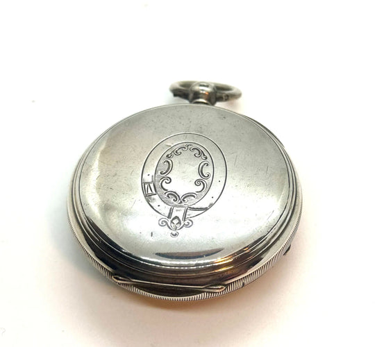 Montre Chronomètre de poche anglais de prestige – S. Lichtenstein Manchester 58 Facettes