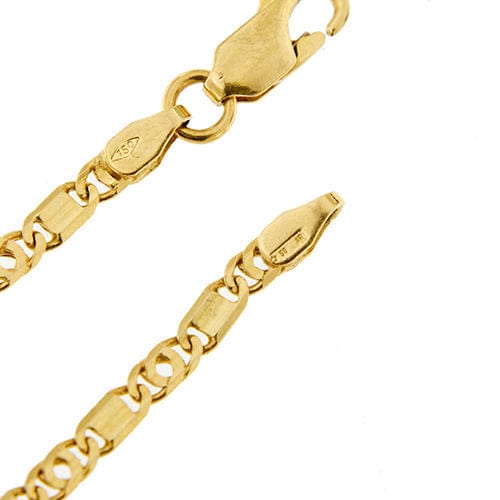 Bracelet Bracelet homme en or jaune maille œil de tigre 58 Facettes 29875