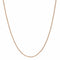 Collier Longue chaine or rose maille forçat 58 Facettes 15-217