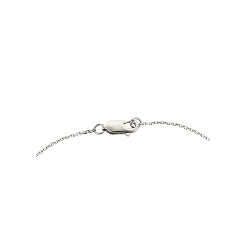 Collier COLLIER OR BLANC ET QUARTZ ROSE. 58 Facettes BO/240024/