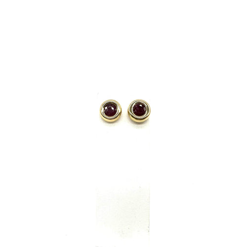 Boucles d'oreilles Boucles d'oreilles or jaune et rubis 58 Facettes Z1351474