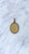 Pendentif Médaille Vierge or et perles fines 58 Facettes