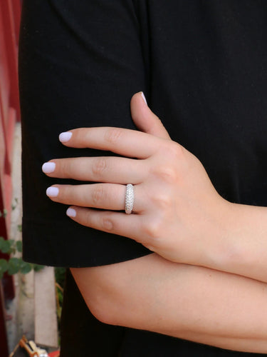 Bague Bague jonc diamants 1 carat 58 Facettes J357