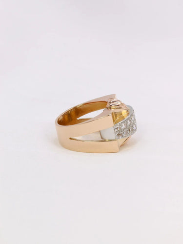 Bague 48 Bague Tank diamants taille rose 58 Facettes 1039.7