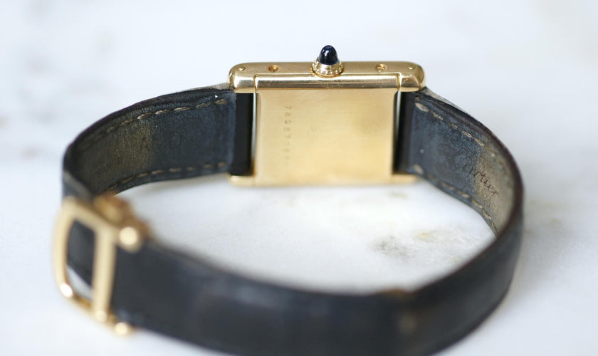 Montre Montre Cartier Tank Louis Cartier Or Jaune 78087 58 Facettes