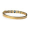 Bracelet Jonc or jaune, Serti de Saphirs et Diamants 58 Facettes 339