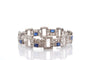 Bracelet Bracelet art déco diamants et saphirs 58 Facettes 27239