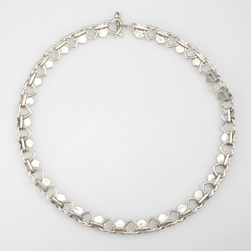 Collier Collier Tiffany & Co Coeur Flèche de Cupidon Vintage Argent Sterling 15,5" Signé 58 Facettes G13933