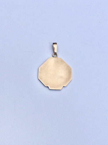 Pendentif Médaille Saint Christophe Or Rose 58 Facettes