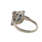 Bague 54.5 BAGUE EN PLATINE DE STYLE ART DÉCO AVEC DIAMANTS ET SAPHIRS 58 Facettes Q258B