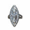 Bague 55 Marquise diamants en or blanc 58 Facettes 146