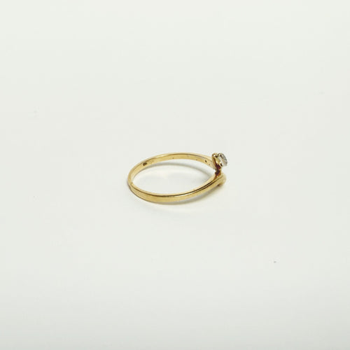 Bague 58 Bague Serpent or et diamant 58 Facettes INV021