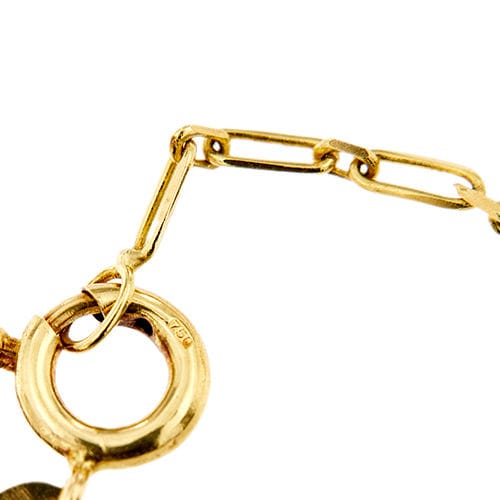 Collier Collier avec couronne, quartz citrine et perles 58 Facettes 38120