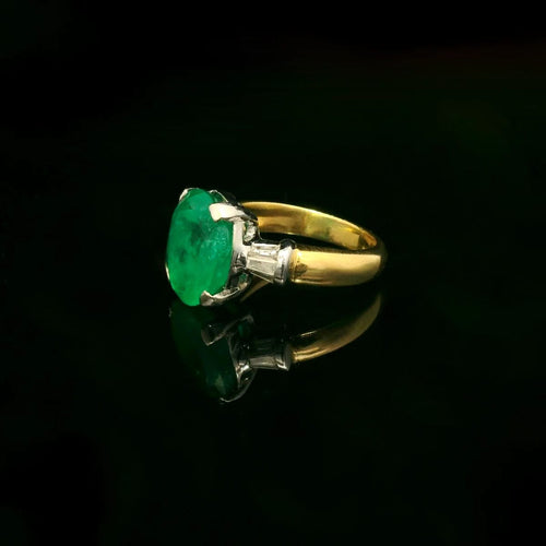 Vintage Emerald ring 58 Facettes