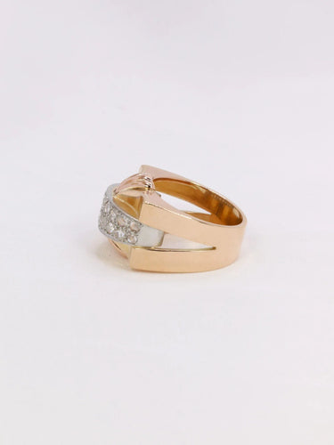 Bague 48 Bague Tank diamants taille rose 58 Facettes 1039.7