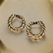 Boucles d'oreilles CARTIER - Boucles d’oreilles créoles vintage or jaune 58 Facettes