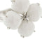 Blomster-ring med hvid onyx 