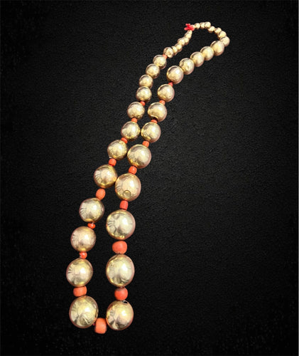 Collier Collier sphères Or Corail 58 Facettes