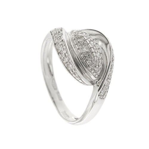 Bague Bague bandeau avec diamants 58 Facettes 33708