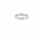 Bague 53 Solitaire Minimaliste Or Blanc 18k Diamant 58 Facettes 3-GS30229-01