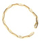 Bracelet "Closed Forever" en or jaune 14 carats 58 Facettes 26BE86D99C174D0C85E404BED58232E7