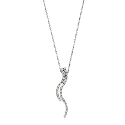 Collier Collier avec pendentif et diamants 58 Facettes 29888