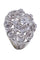 Bague 54 Bague fleur or blanc et diamants 58 Facettes 088891