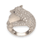 Bague 52 Boucheron - Bague "Collection animaux Ours Nanook" Or Gris Diamants 58 Facettes