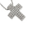 Collier Collier avec croix et diamants 58 Facettes 29901